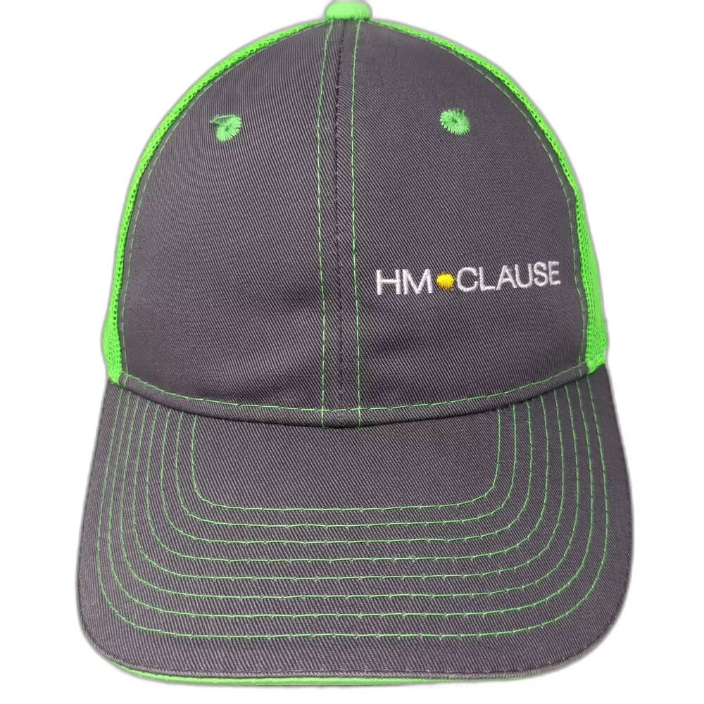 OC Baseball Cap Gray Green OS HM-CLAUSE Embroidered Mesh Back Adjustable Hat